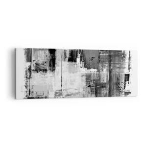 Obraz na plátně - Šedé je krásné - 140x50 cm