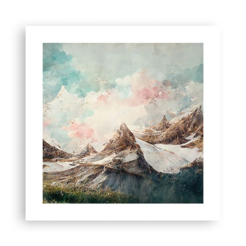 Plakát - Skalní čepele - 40x40 cm