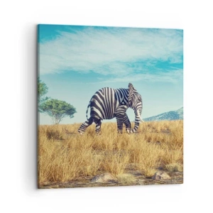 Obraz na plátně - Šedá už není v módě - 50x50 cm