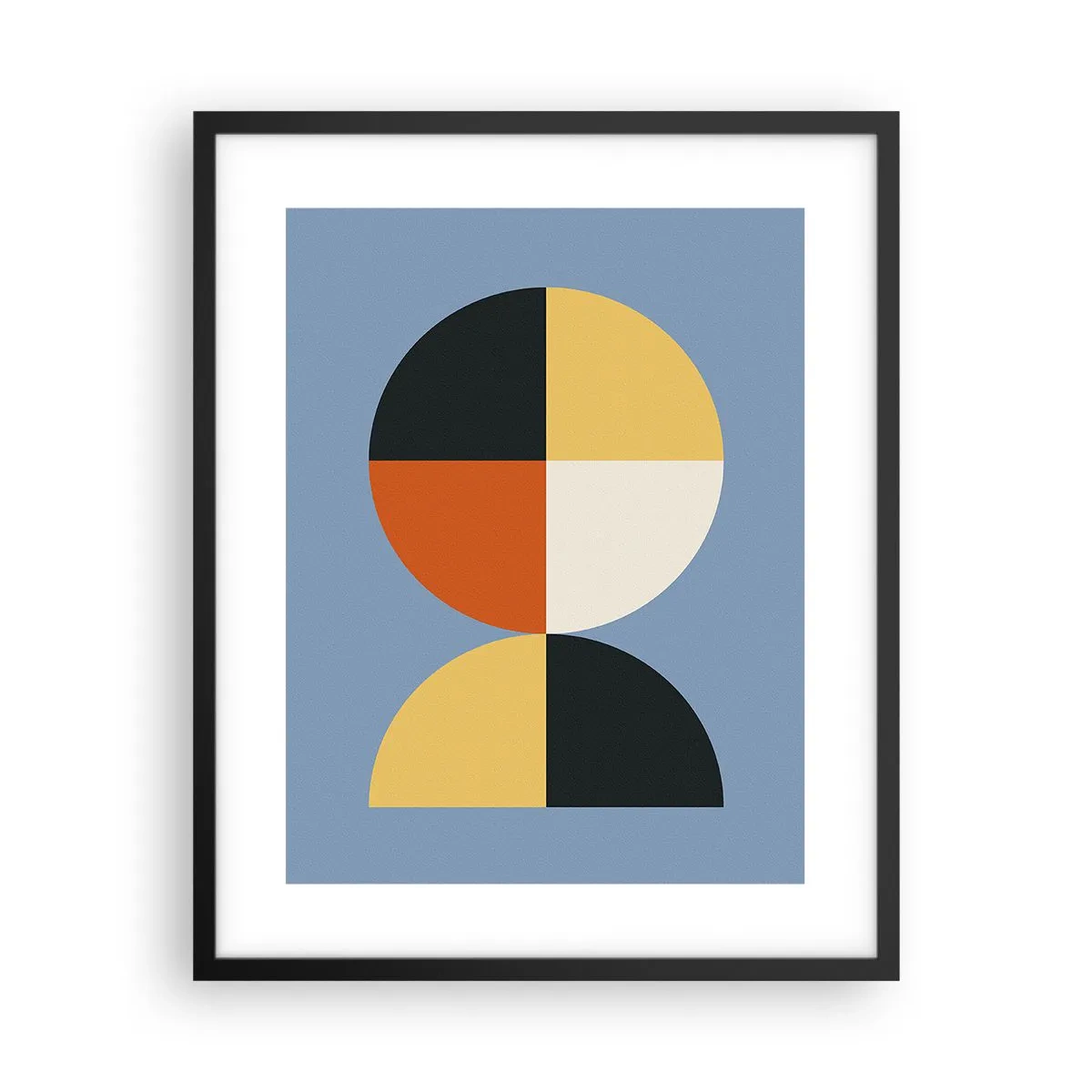 Plakát v černém rámu - Koukej a počítej - 40x50 cm