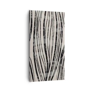 Obraz na plátně - Močál s liniemi - 55x100 cm