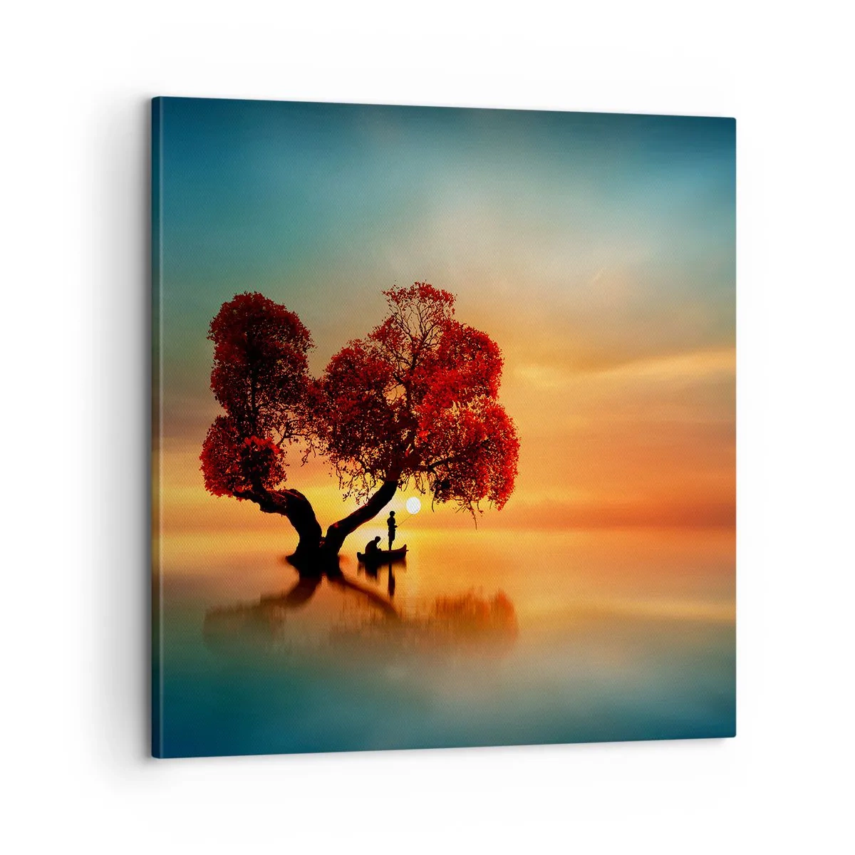 Obraz na plátně - Voda a ticho vesmíru - 60x60 cm