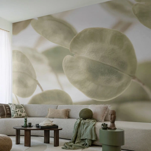 Fototapeta Premium Canvas - Na začátku bylo listí… - Květiny, Uklidnit, Listy - 400x280 cm