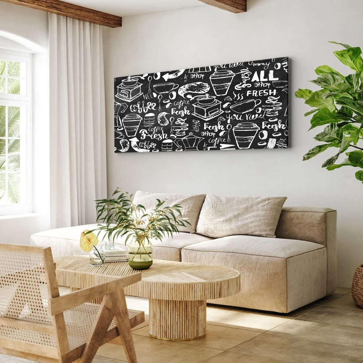 Obraz na plátně - All you need is… - 100x40 cm