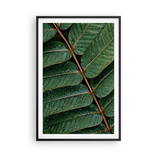 Plakát v černém rámu - V zeleném rytmu - 61x91 cm