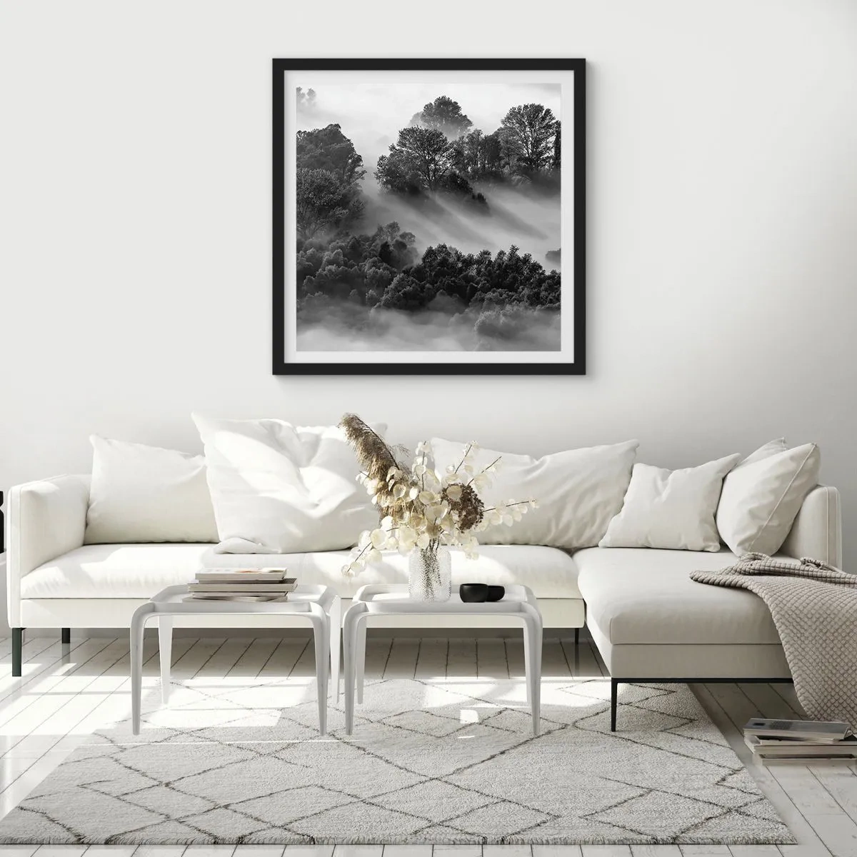 Plakát v černém rámu - Probouzení ze spánku - 50x50 cm