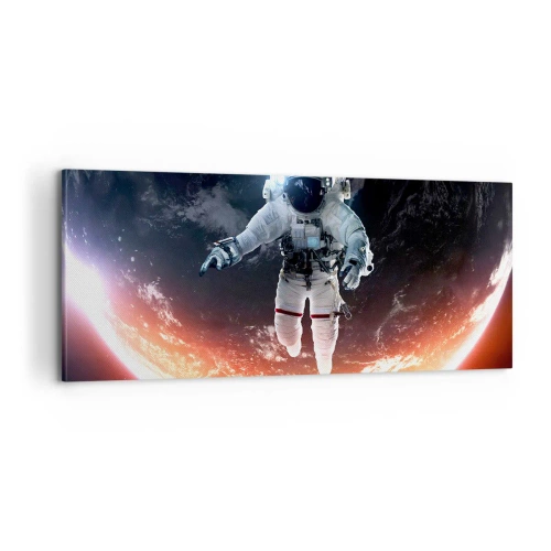 Obraz na plátně - Mohu zůstat ještě chvilku? - 100x40 cm