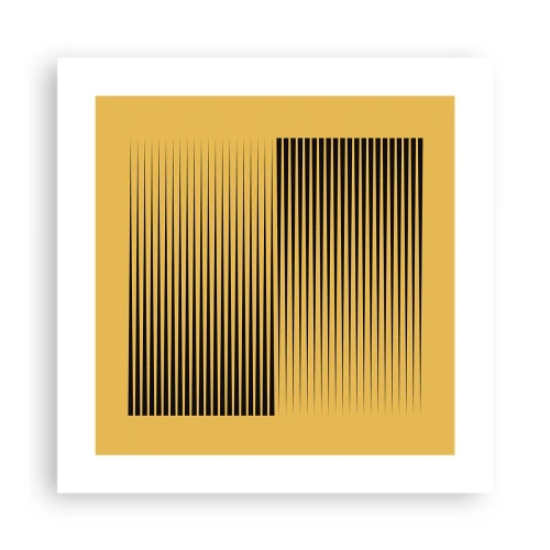 Plakát - Čtverec protikladů - 40x40 cm