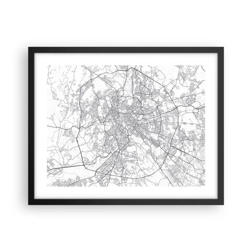 Plakát v černém rámu - Římský kruh - 50x40 cm