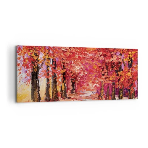 Obraz na plátně - Podzimní imprese - 100x40 cm