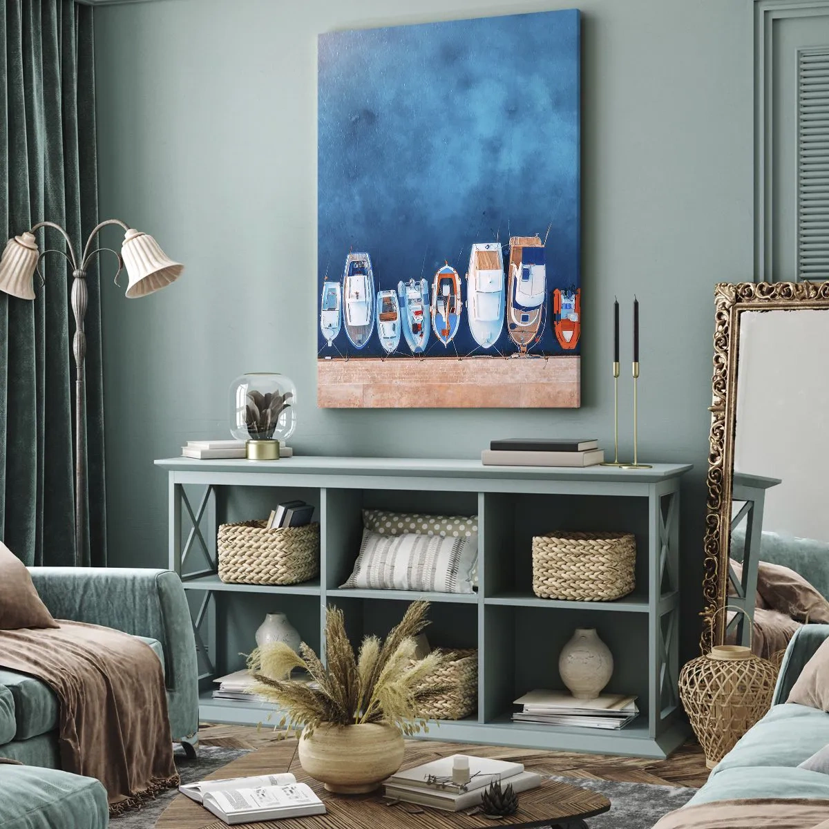 Obraz na plátně - V řadě za sebou - 70x100 cm