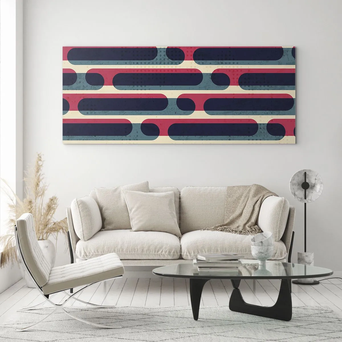 Obraz na skle - Dovnitř a dopředu - 100x40 cm
