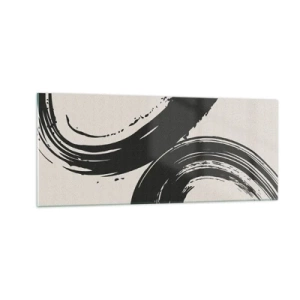 Obraz na skle - Rozmáchle a dokola - 100x40 cm