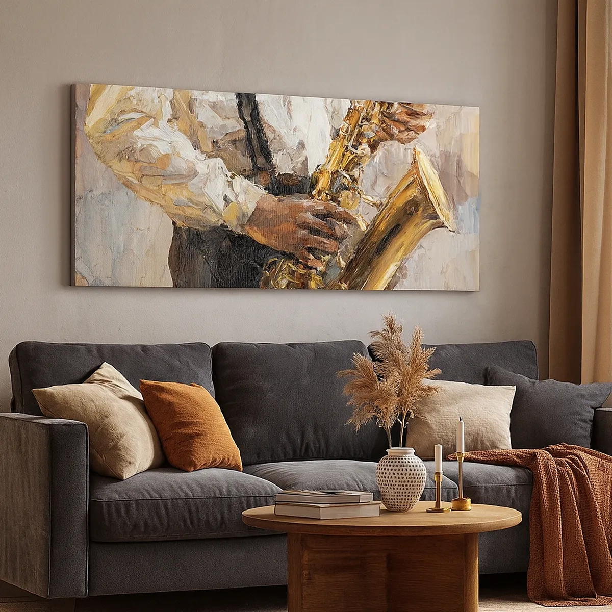 Obraz na plátně - Čas na sólovou hru - 30x30 cm