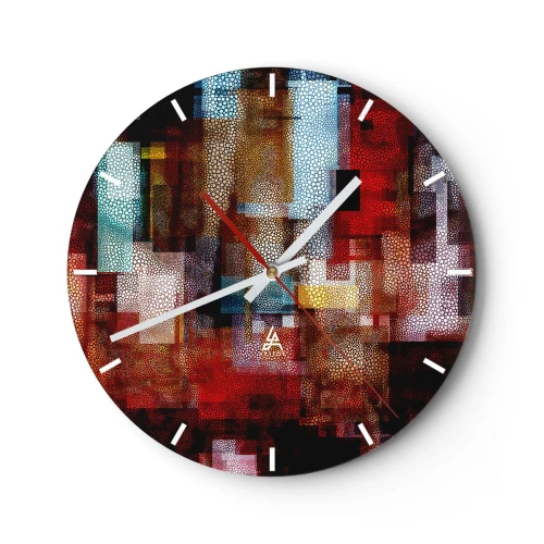 Nástěnné hodiny - Chaos a zmatek - 40x40 cm