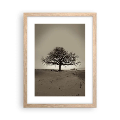 Plakát v rámu světlý dub - Odtud až na věčnost - 30x40 cm
