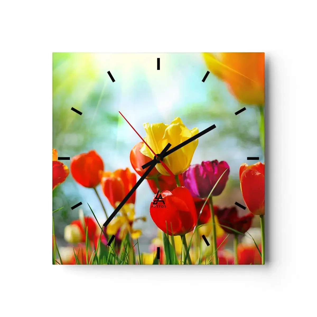 Nástěnné hodiny - Všechny barvy slunce - 30x30 cm