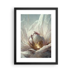 Plakát v černém rámu - Rozkvétá jednou za sto let - 30x40 cm