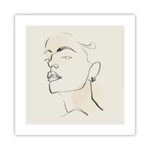 Plakát - Hrdý pohled - 40x40 cm