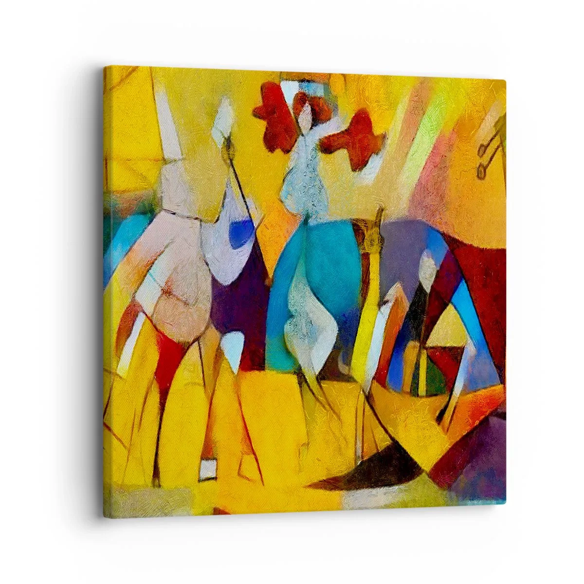 Obraz na plátně - Slunce - život - radost - 30x30 cm