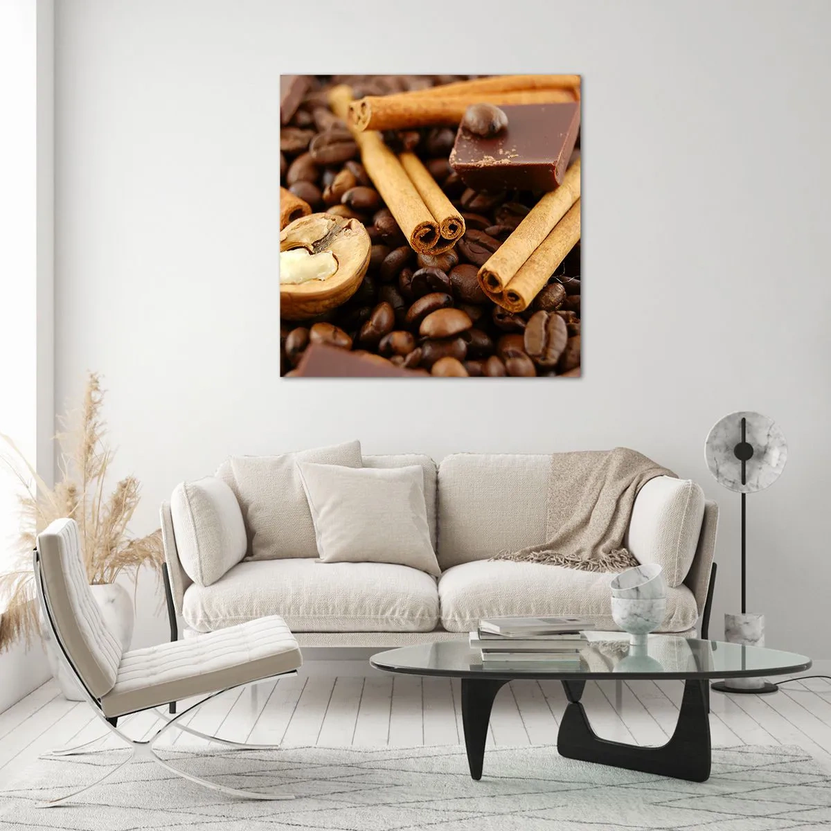 Obraz na skle - Koncert vůní - 30x30 cm