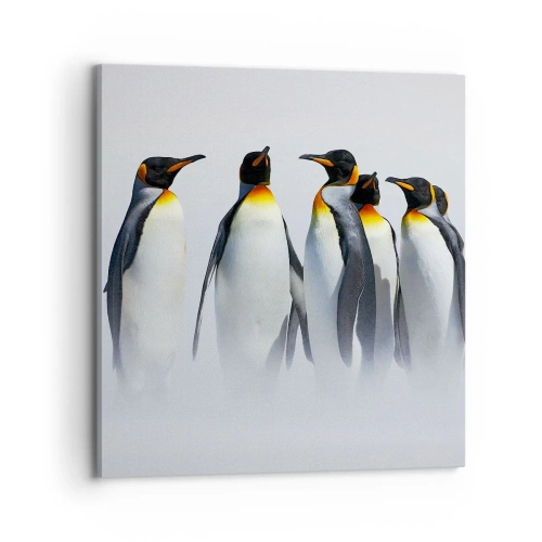 Obraz na plátně - Setkání ve večerních róbách - 70x70 cm