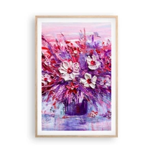 Plakát v rámu světlý dub - Nevinnost a vášeň  - 61x91 cm