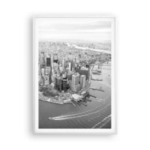 Plakát v bílém rámu - Jak nemilovat? - 70x100 cm