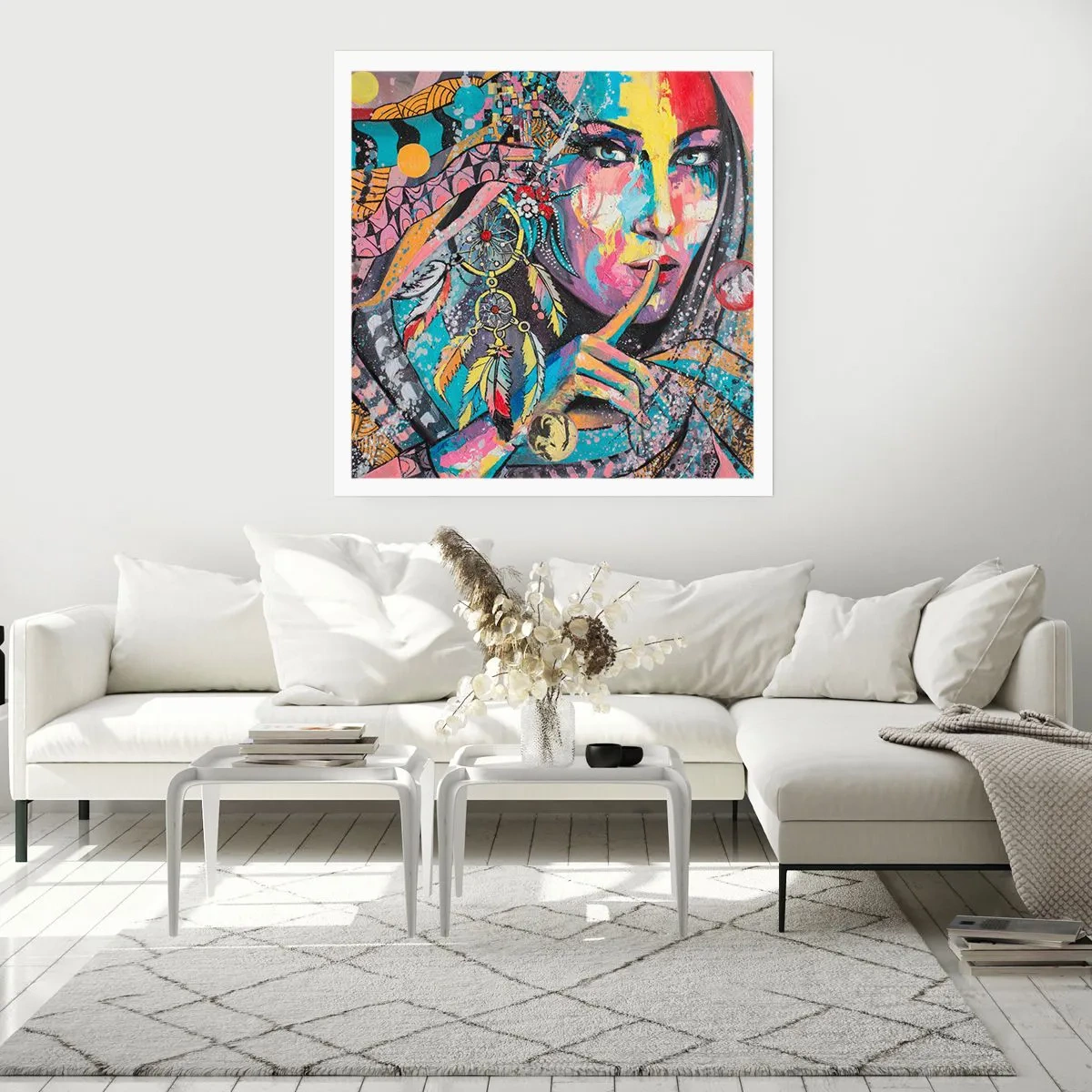 Plakát - Mlč, než pochopíš - 60x60 cm