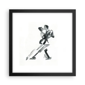 Plakát v černém rámu - V jednom rytmu - 30x30 cm