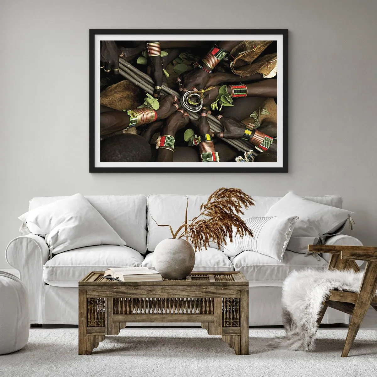 Plakát v černém rámu - Jsme spolu - 100x70 cm