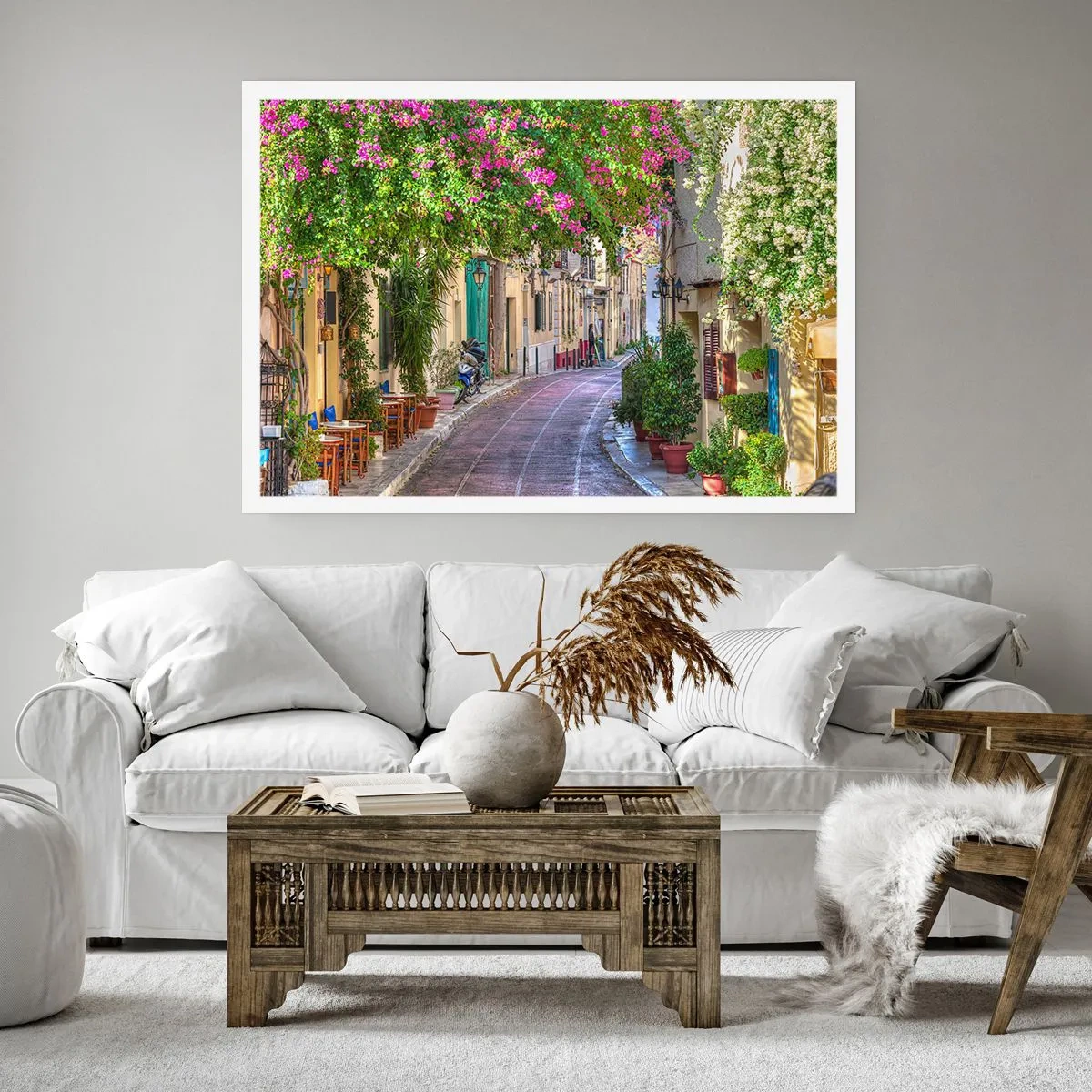 Plakát - Kvetoucí zákoutí - 70x50 cm