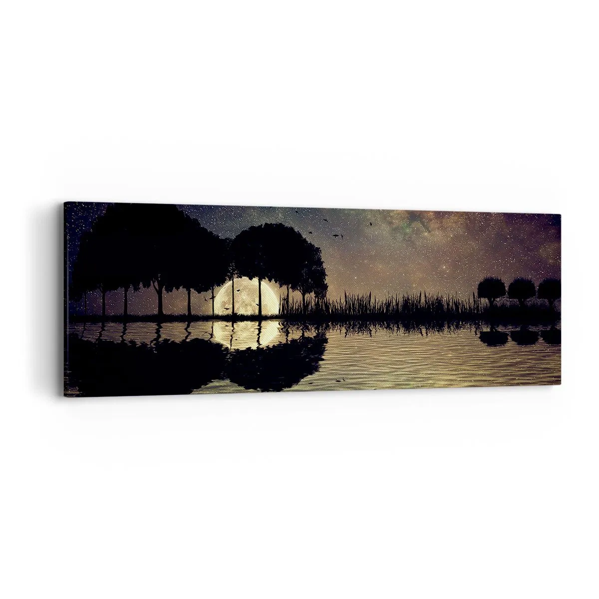 Obraz na plátně - Noc na konci světa - 90x30 cm