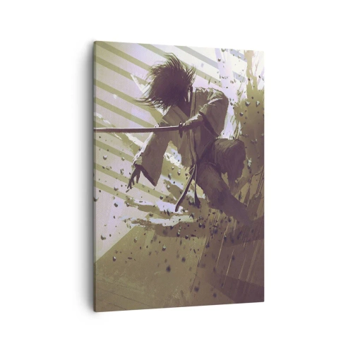 Obraz na plátně - I ty můžeš být samurajem - 50x70 cm