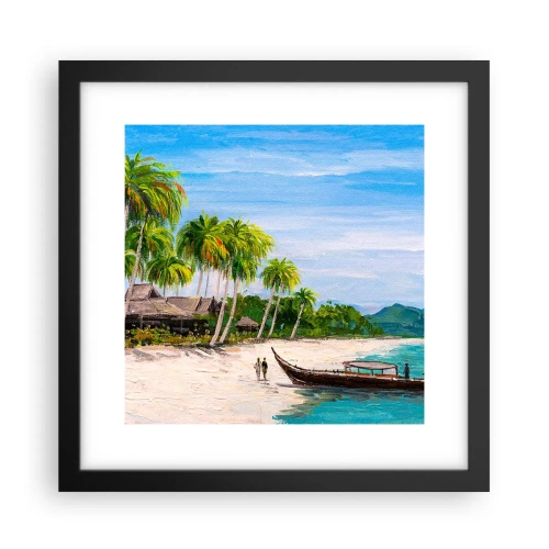 Plakát v černém rámu - Exotický sen - 30x30 cm