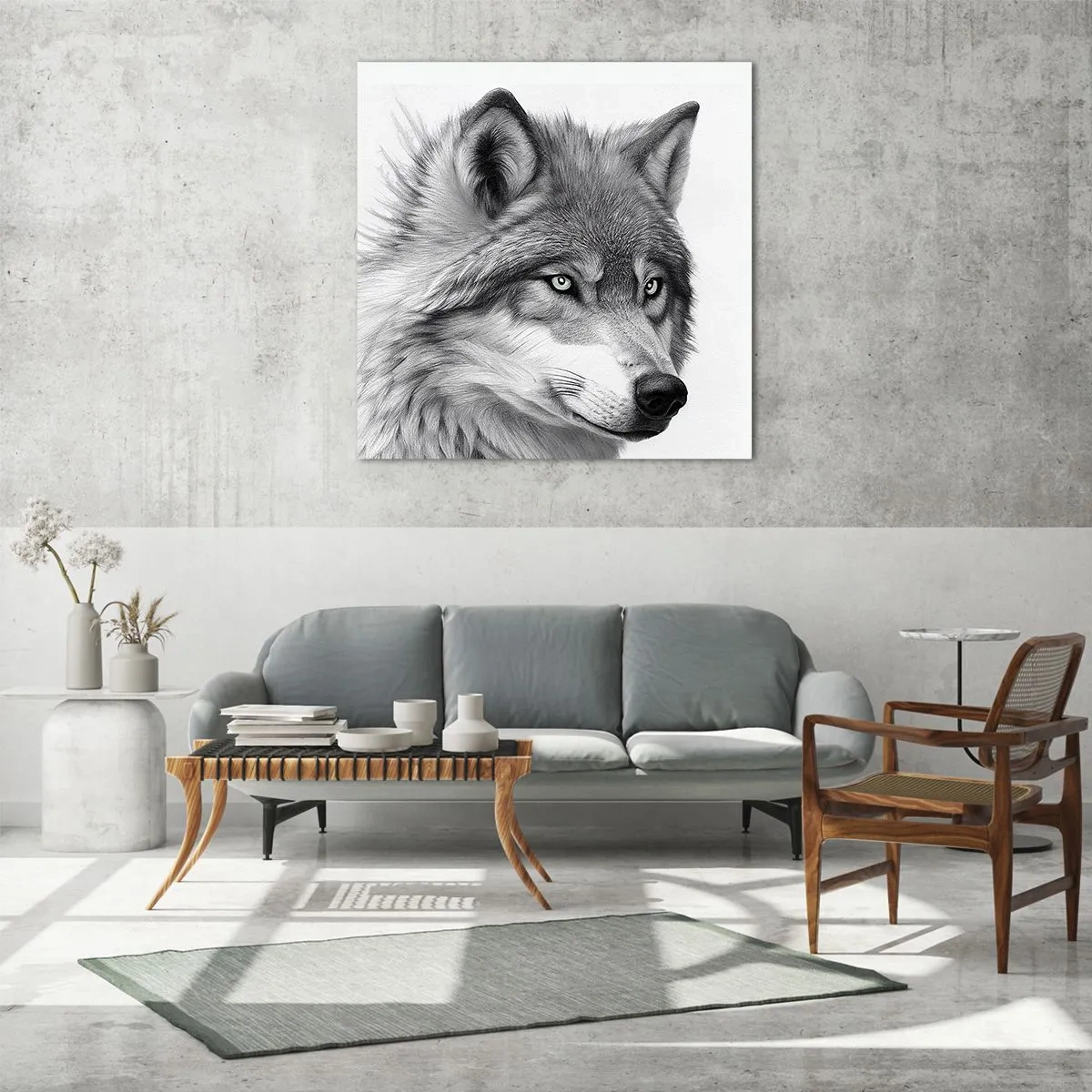 Obraz na skle - Alfa – bezpochybně - 60x60 cm