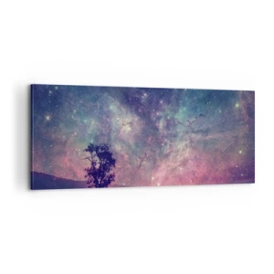 Obraz na plátně - Pod magickou oblohou - 100x40 cm