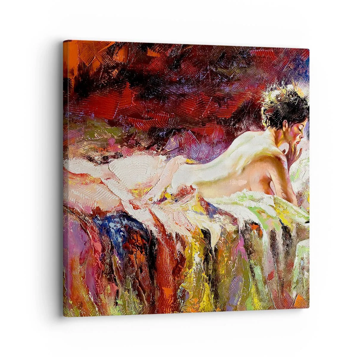 Obraz na plátně - Zamyšlená Venuše - 30x30 cm