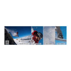 Vzor Fototapety Premium Canvas - A stal ses součástí prostoru - Krajina, Snowboarding, Sport - 100x30 cm