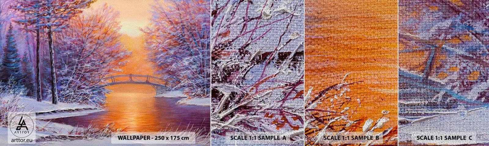 Vzor Fototapety Premium Sand - Sejdeme se zde - Krajina, Park, Most - 100x30 cm