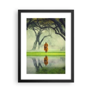 Plakát v černém rámu - Na cestě k osvícení - 30x40 cm