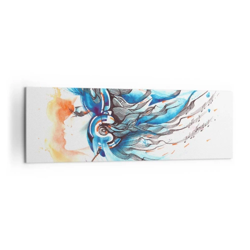 Obraz na plátně - Ať hraje hudba - 160x50 cm