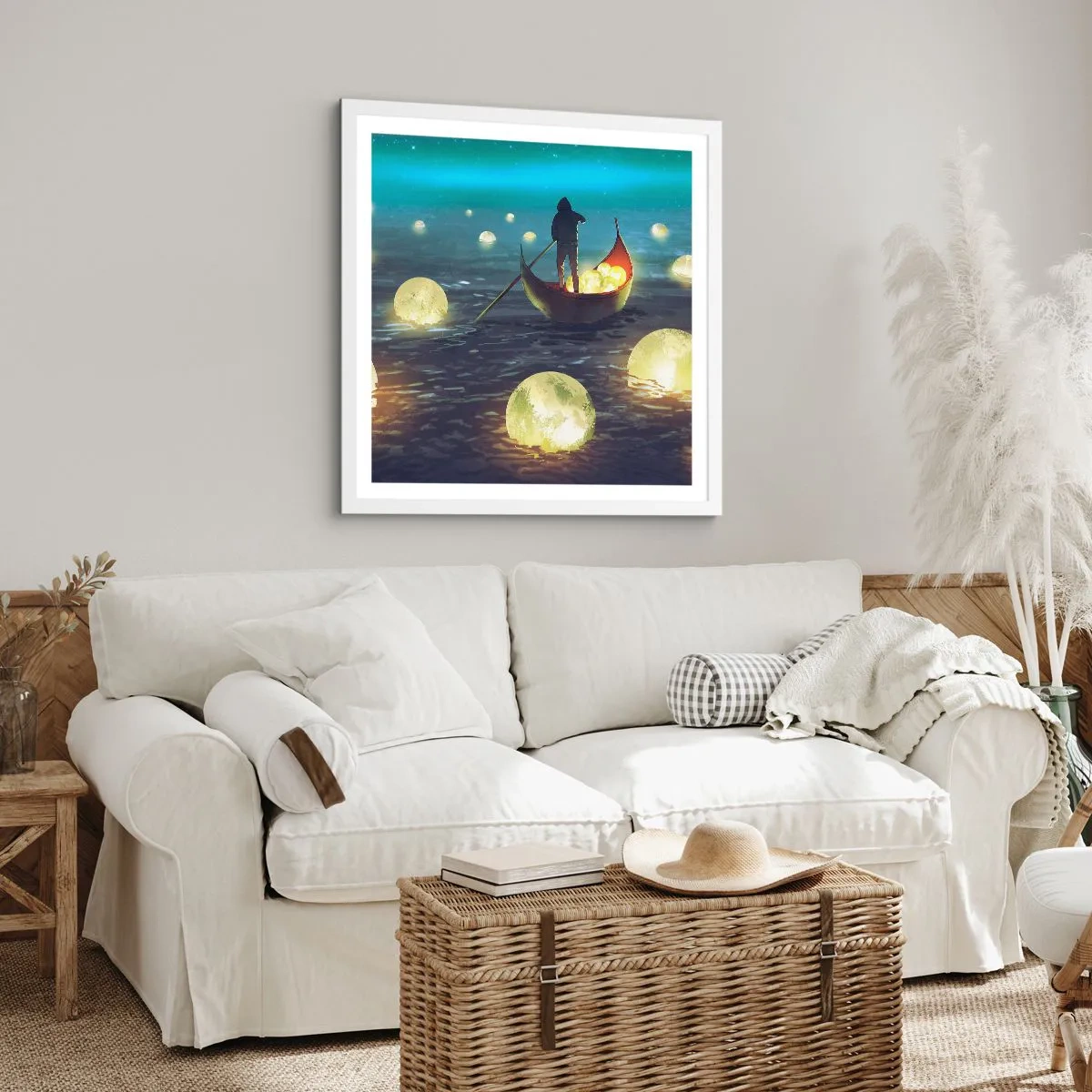 Plakát v bílém rámu - Věci, o nichž se filozofům nezdá - 40x40 cm