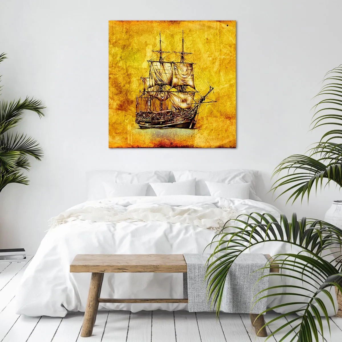 Obraz na plátně - Směr Tortuga! - 40x40 cm