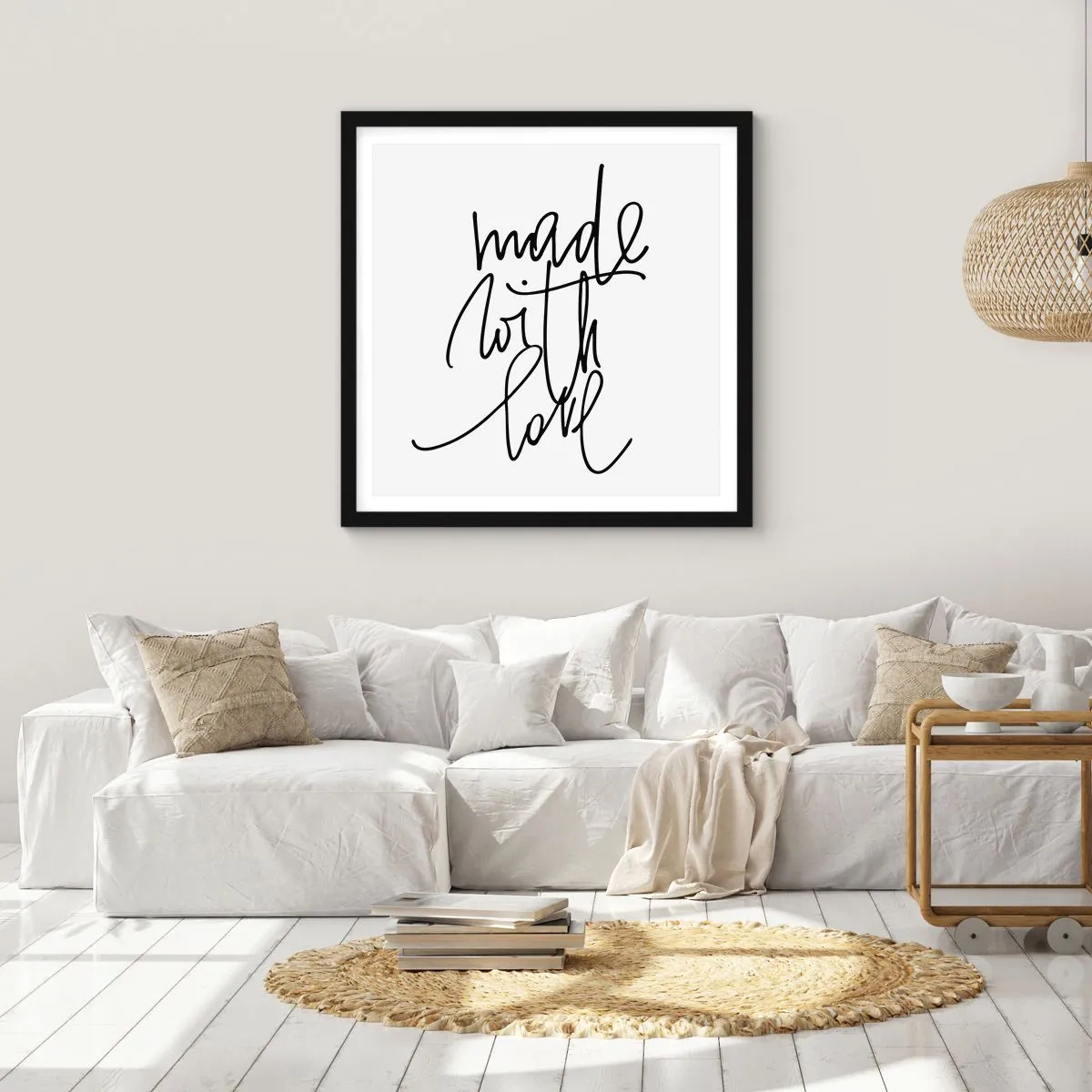 Plakát v černém rámu - Nejlepší značka - 50x50 cm