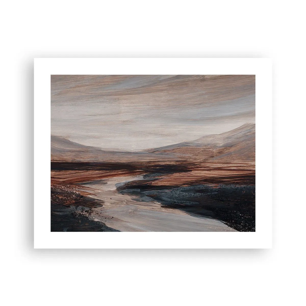 Plakát -  Klidné údolí - 50x40 cm