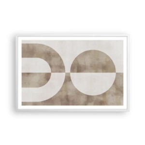 Plakát v bílém rámu - Podobnosti a rozdíly - 91x61 cm