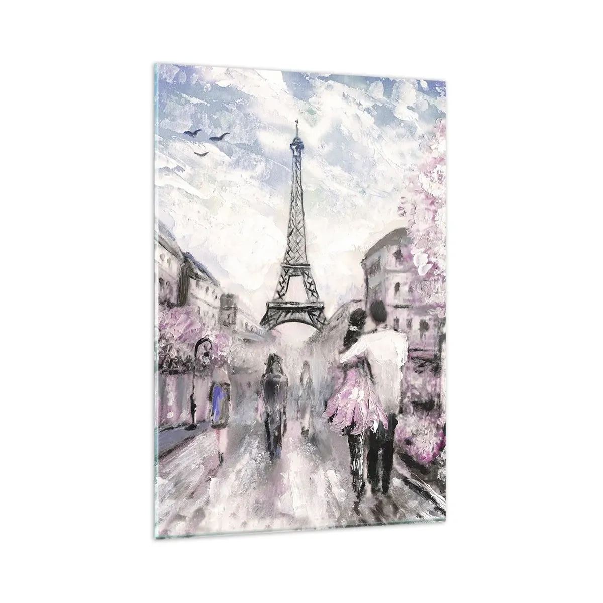 Obraz na skle - Když se zamilovat, tak jenom v… - 80x120 cm