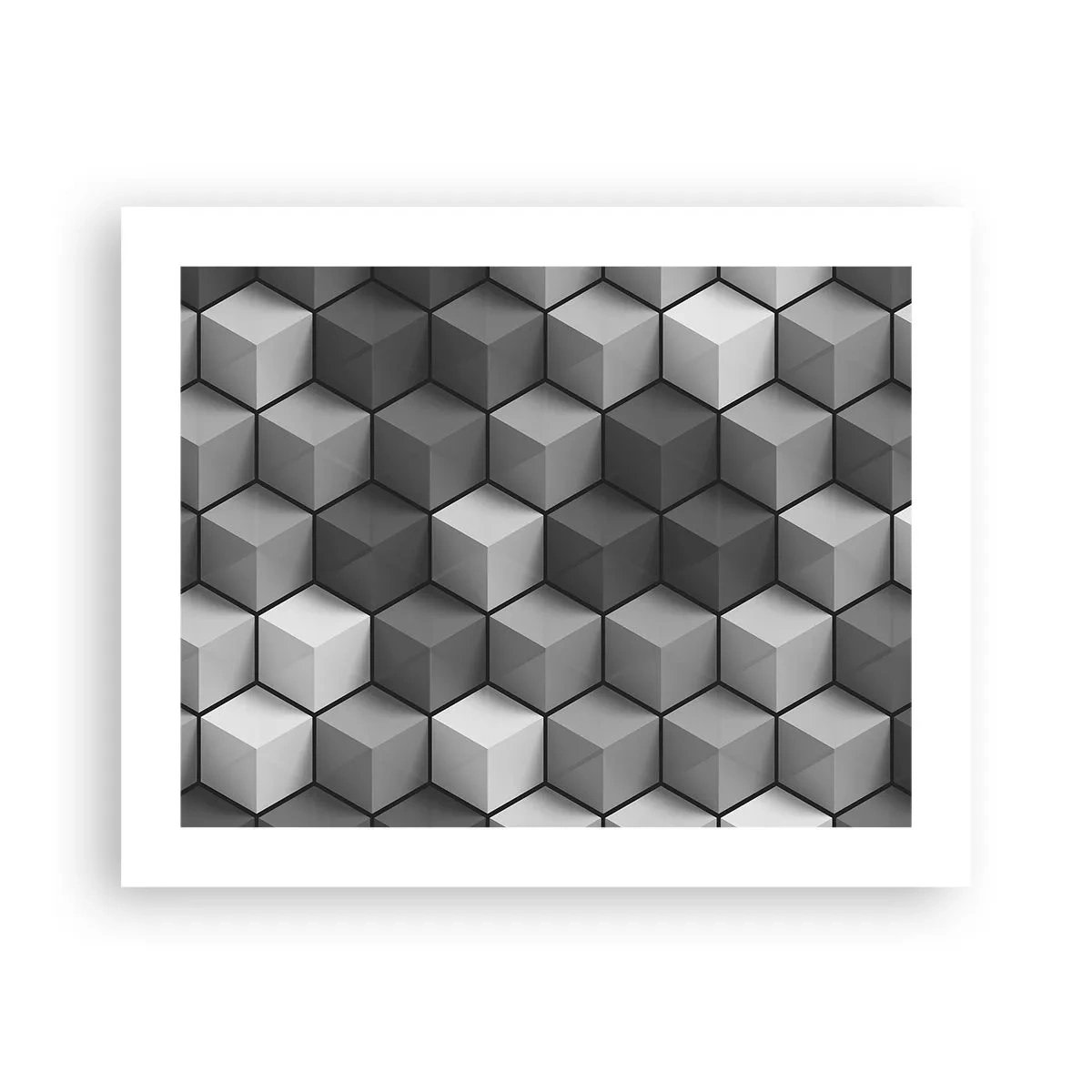 Plakát - Kubistické puzzle - 50x40 cm