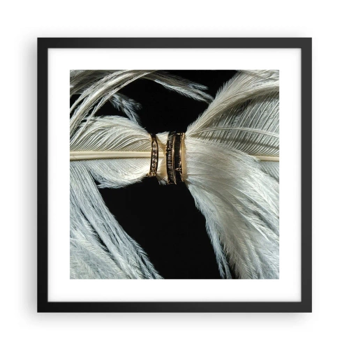 Plakát v černém rámu - …a neopustím tě…. - 40x40 cm